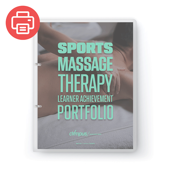 Sports Massage Learner Achievement Portfolio - Printed