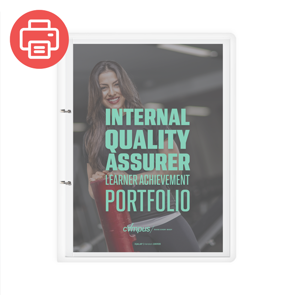 Internal Quality Assurer Learner Achievement Portfolio - Printed