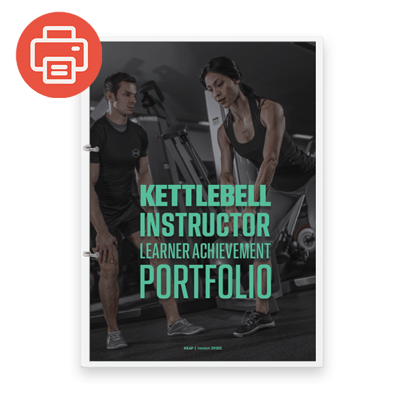 Kettlebell Instructor Learner Achievement Portfolio - Printed