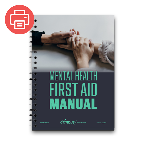 Mental Health First Aid Manual (Printed)