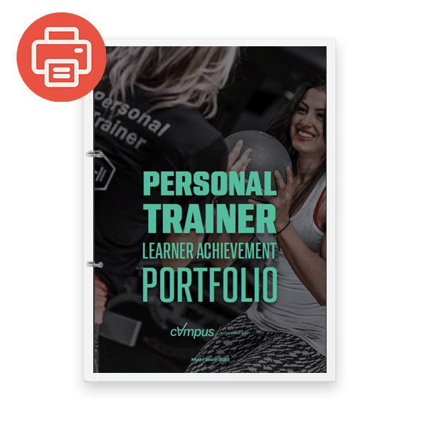 Personal Trainer Learner Achievement Portfolio - Printed