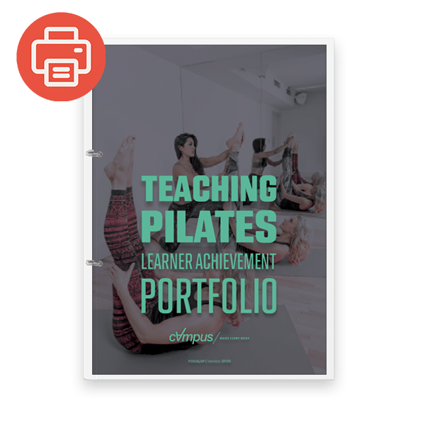 Pilates Instructor Learner Achievement Portfolio - Printed