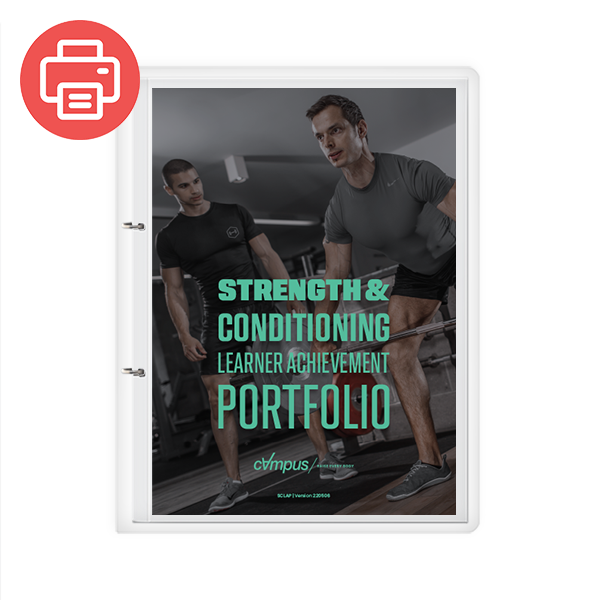 Strength & Conditioning Learner Achievement Portfolio - Printed
